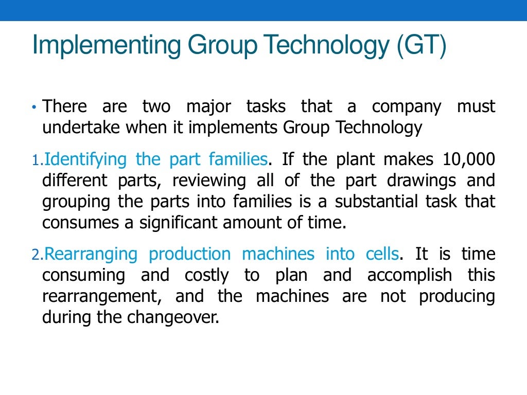 Group Technology
