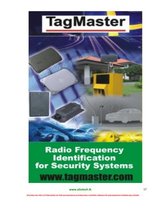 www.attotech.lk
STAYING ON THE CUTTING EDGE OF THE ADVANCES IN AUTOMATION, CONTROL PRODUCTS AND MANUFACTURING SOLUTIONS
17
 