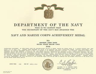 Navy and Marine Corp Achievement Medal 2