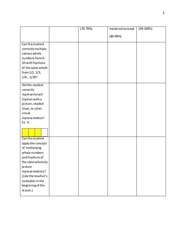 Lesson Plan Sample MATH