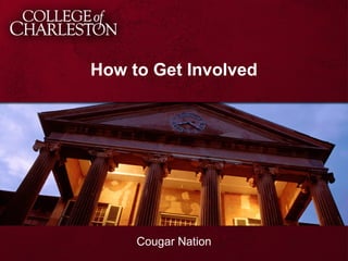 How to Get Involved
Cougar Nation
 