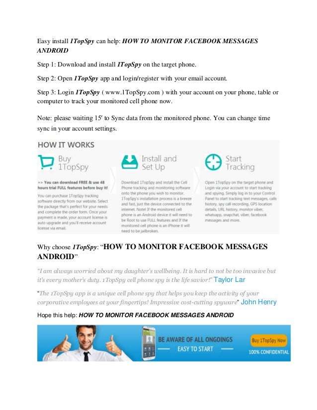 how to monitor facebook messages android 3 638