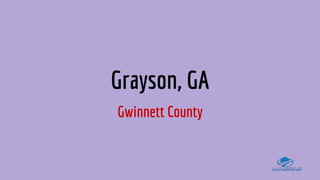 Grayson, GA
Gwinnett County
 