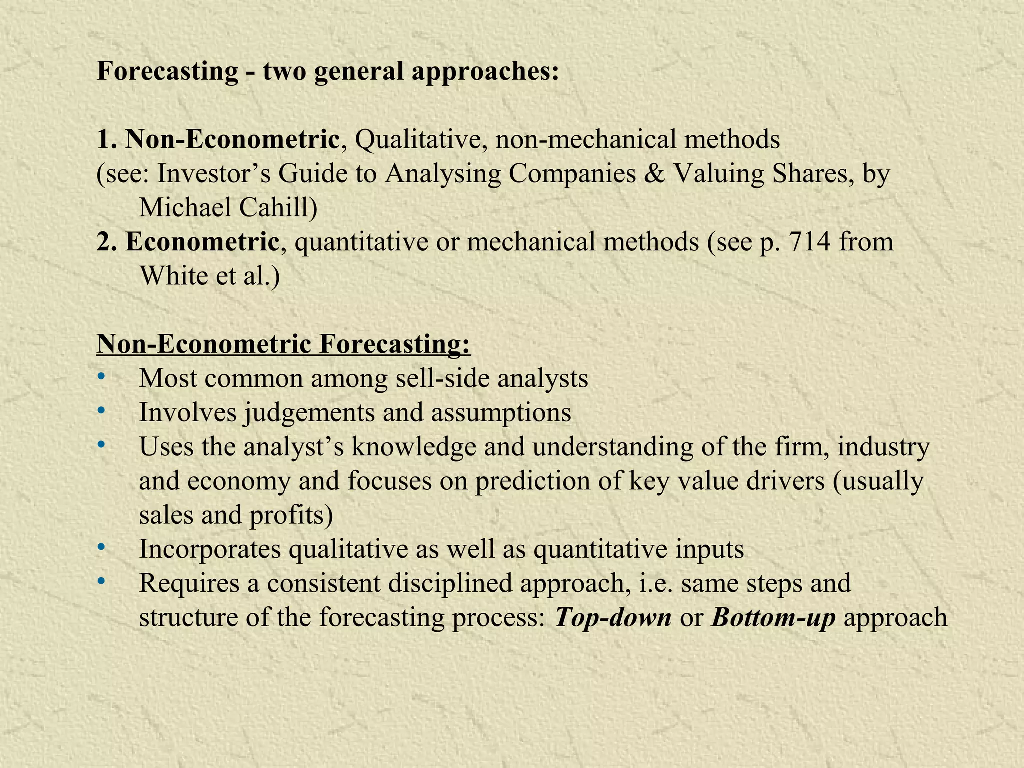 8 9 forecasting of financial statements | PPT