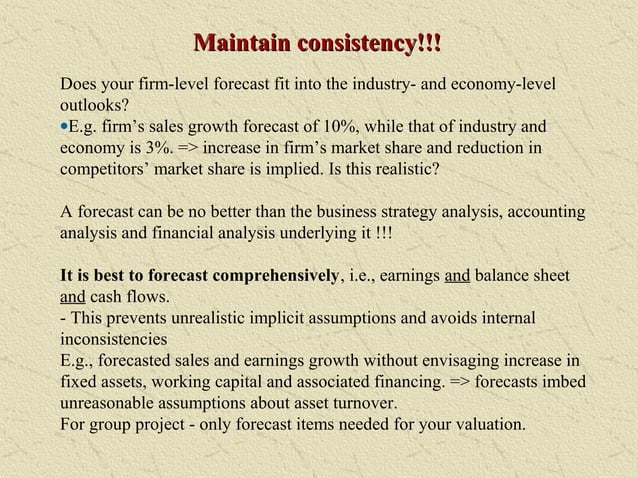 8 9 forecasting of financial statements | PPT
