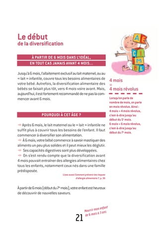 Alimentation Du Jeune Enfant Alimentation Du Jeune Enfant