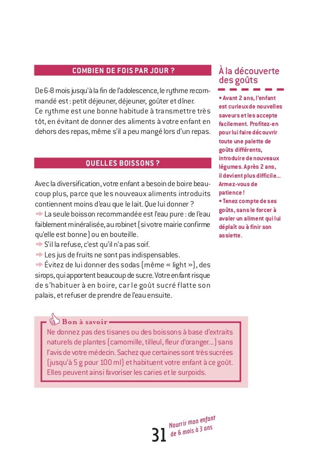 Alimentation Du Jeune Enfant Alimentation Du Jeune Enfant
