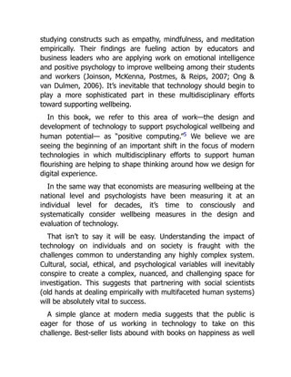 Positive Computing Technology for Wellbeing and Human Potential The MIT ...