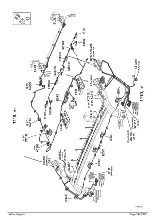 Wiring diagram Page 141 (268)
T3065120
1110,H1
1110,H1
(Front-shelf)
XC124
(25BK)
E29L
(Front-shelf)
XC115_1
(6NL)
E94L
E29C
E29R
E94R
M51
B242
E85R
E85L
EL4RF
EL4LF
EL3R
E113R
E113RC
E113LC
E113L
XC102
S283L
S283LC
S283RC
S283R
GSM/3G,
GPS
(RTOLL-PK)
FM/AM,
GSM/3G,
GPS
CB-radioDB/T,WLAN,
GSM/3G
V
GPSBlue
GSM/3GViolet
GPSBrown
GSM/3GBeige
FM/AMWhite
WLANBeige
DVB/TBrown
GSM/3GViolet
CBCurry
(RTOLL-PK)
EL3L
XC118_1(2BK)
(3BK)XC117
(4GY)
XC113
(2BK)
XC106
(3GY)
XC107
(3BK)
XC112
A188
(FM-splitt)
1.8(LHD)
1.9(RHD)
 