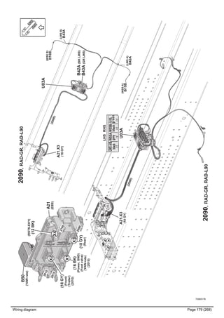 Wiring diagram Page 179 (268)
T3065176
B15B
B42A
2090,RAD-L90RAD-GR,
A21.X3
(18GY)
(2090)
U03A
(2090)
B16B
B43A
B42A(BKLWS)
B43A(GRLWS)
U03A
(WSSB)
(LWSB)
(WSSA)
(LWSA)
LWSA/B
black
WSSA
grey
WSSB
black
CANB
SPL/GND
green
LHSRHS
B50
(YAW-rate)
A21
(EBS)
(18GY)
(Rear)
(16BK)
(Power,GND)
(Footvalve)
(YAW-rate)
(2010)
2090,RAD-L90RAD-GR,
(18GY)
(Front)
(Trailer)
(2010)
(RSTS-EHY)
(12BK)
A21.X3
(18GY)
X2
X3
X4
X1
2010
2010
2100
2090
 