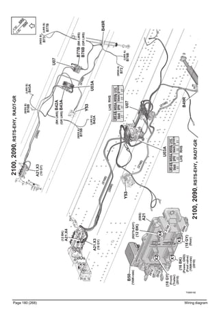 T3065182
Page 180 (268) Wiring diagram
B15B
B42A
2100,2090,RSTS-EHY,RADT-GR
2100RADT-GR,,RSTS-EHY2090,
Y53
B49R
Y53
B49R
(2100)
(2100)
(2100)
(2090)
LWSA/B
black
WSSA
grey
WSSB
black
CANB
SPL/GND
green
(2090)
B16BB43A
B73
B77B
B76B
B72
U03A
U07
LHSRHS
(LWSB)
(WSSB)
(WSSB)(LWSB)
(WSSA)
(LWSA)
(WSSA)
(LWSA)
U03A
(12BK)
A21.X4
B77B(BKLWS)
B76B(GRLWS)
(BKLWS)B42A
(GRLWS)B43A
U07
LWSA/B
black
WSSA
grey
WSSB
black
CANB
SPL/GND
green
LHSRHS
(2100)
A21.X3
(18GY)
B50
(YAW-rate)
(EBS)
A21
(18GY)
(Rear)
(16BK)
(Power,GND)
(Footvalve)
(YAW-rate)
(2010)
(18GY)
(Front)
(Trailer)
(2010)
(RSTS-EHY)
(12BK)
X2
X3
X4
X1
2010
2010
2100
2090
A21.X3
(18GY)
 