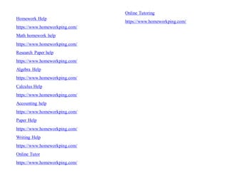 Homework Help
https://www.homeworkping.com/
Math homework help
https://www.homeworkping.com/
Research Paper help
https://www.homeworkping.com/
Algebra Help
https://www.homeworkping.com/
Calculus Help
https://www.homeworkping.com/
Accounting help
https://www.homeworkping.com/
Paper Help
https://www.homeworkping.com/
Writing Help
https://www.homeworkping.com/
Online Tutor
https://www.homeworkping.com/
Online Tutoring
https://www.homeworkping.com/
 