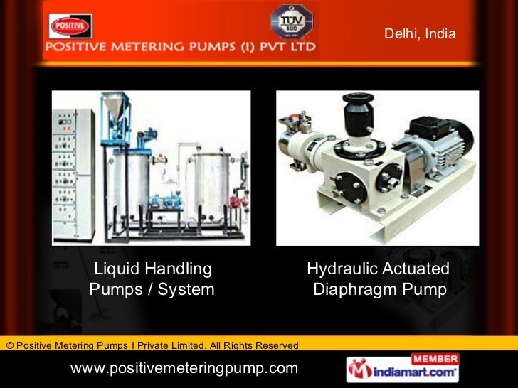 Positive Metering Pumps I Private Limited Nashik India