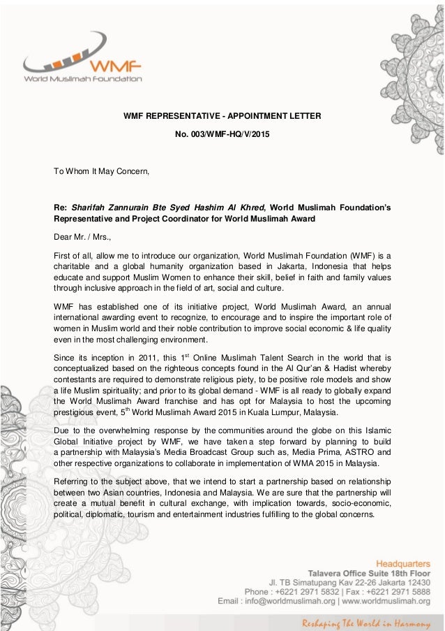 representative appointment letter template letter appointment representative 28 images representative appointment letter template letter appointment representative 28 images