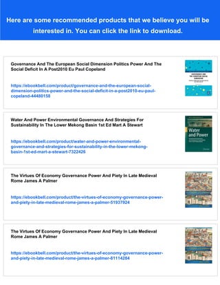 Power And Governance In A Partially Globalized World Robert Keohane | PDF