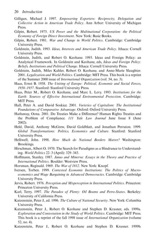 Power And Governance In A Partially Globalized World Robert Keohane | PDF
