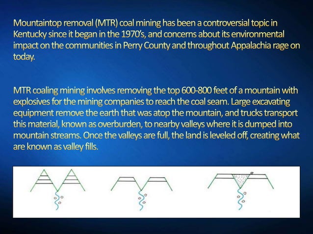 Mountaintop Removal Coal Mining Impact PowerPoint | PPT