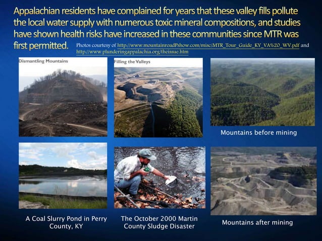 Mountaintop Removal Coal Mining Impact PowerPoint | PPT