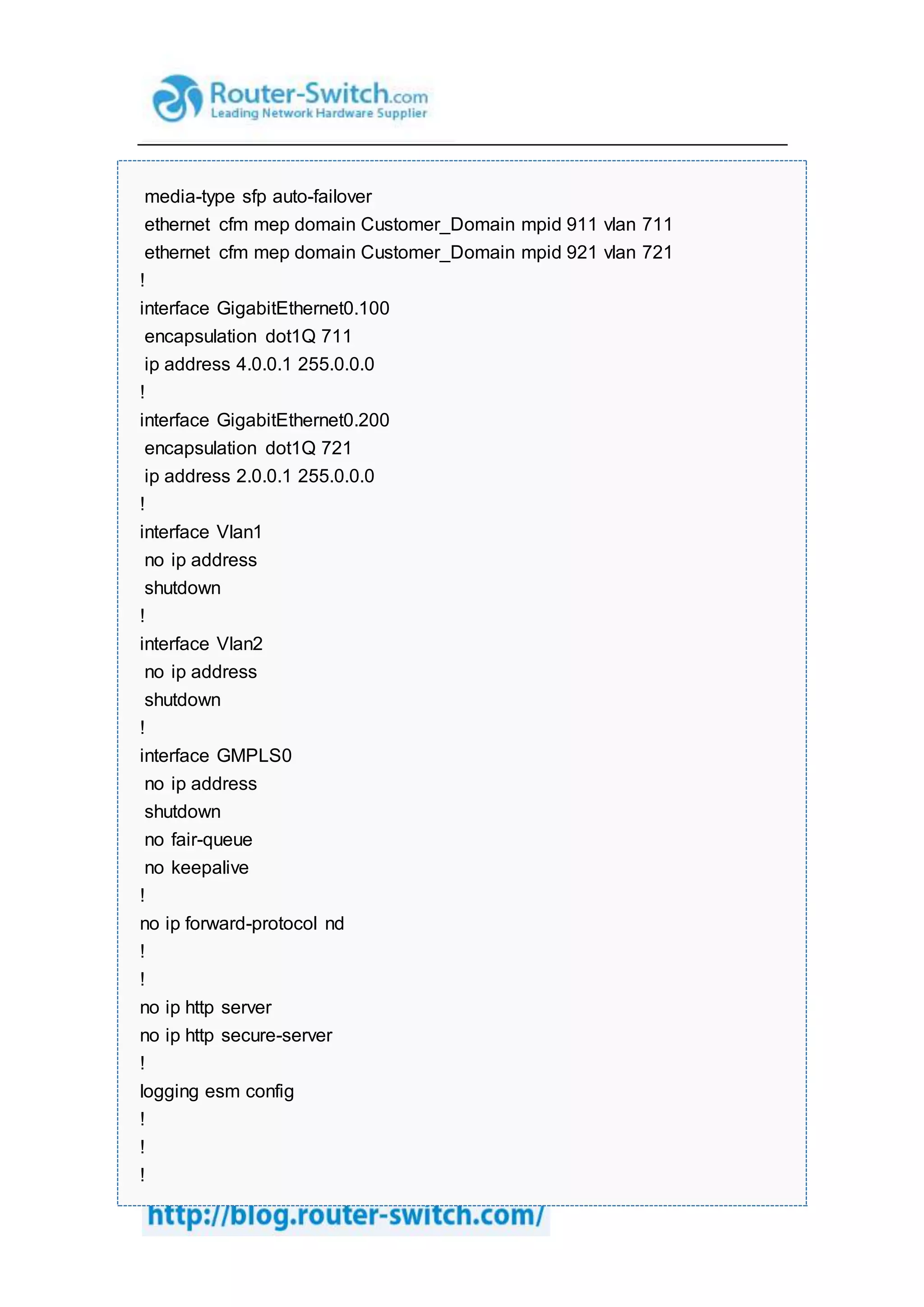 892 f sfp configuration example | DOCX