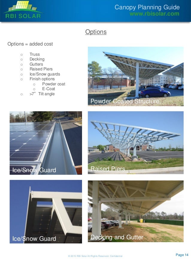 RBI Solar Canopy Planning Guide