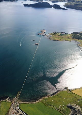 Aireal Photo ASGARD Pipeline x Karmsundet (Korstoe Pipeline Contr.) Norway