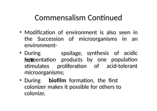 Microbial ecology and its importance in agriculture | PPTX