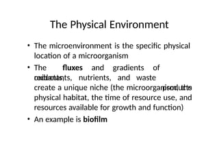 Microbial ecology and its importance in agriculture | PPTX