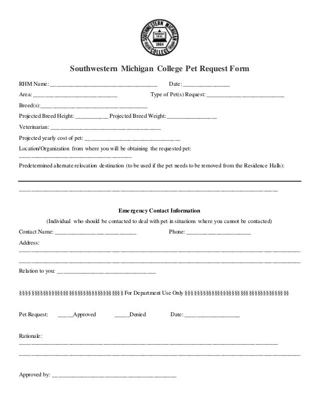 SMC Permissive Pet Policy