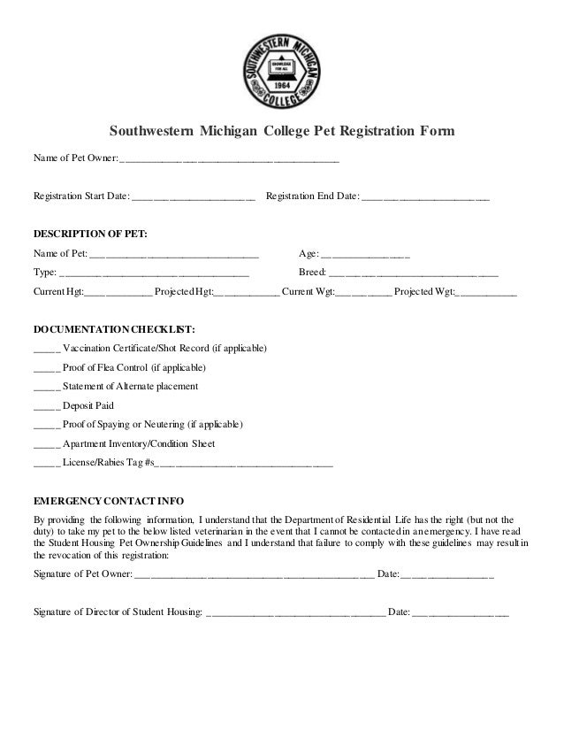 SMC Permissive Pet Policy