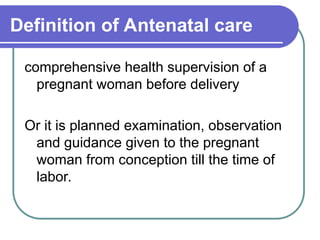 895546_Antenatal Care Guide Comprehensive | PPT
