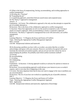 Developing Management Skills 10th Edition Whetten Test Bank | PDF