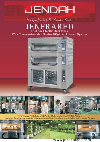 JENFRARED Boutique Electric Deck Oven Catalog