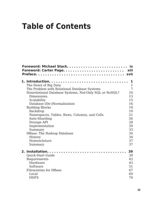 HBase The Definitive Guide 2 (Early Release) Edition Lars George | PDF