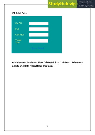 89679962-Online-Cab-Management | PDF