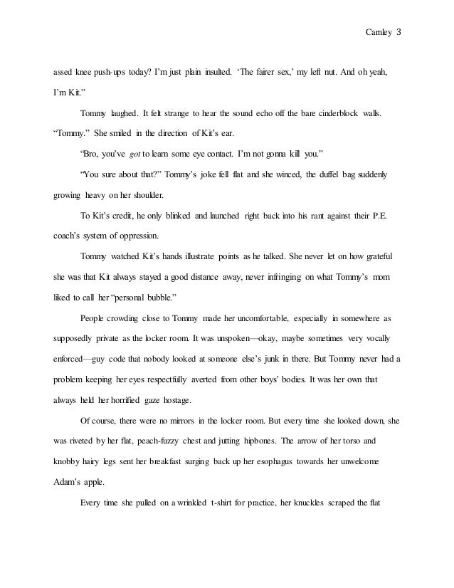 Elle Carnley How Tommy Got A Papercut Fiction Writing Sample