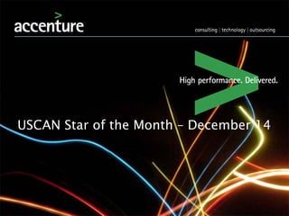 USCAN Star of the Month – December’14
 
