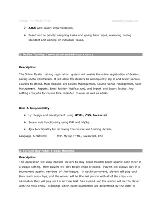 RESUME MANU | PDF