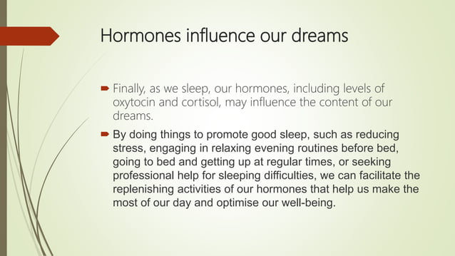SLEEP AND WAKE CYCLE.pptx | Hormonal Disorders | Endocrine and ...