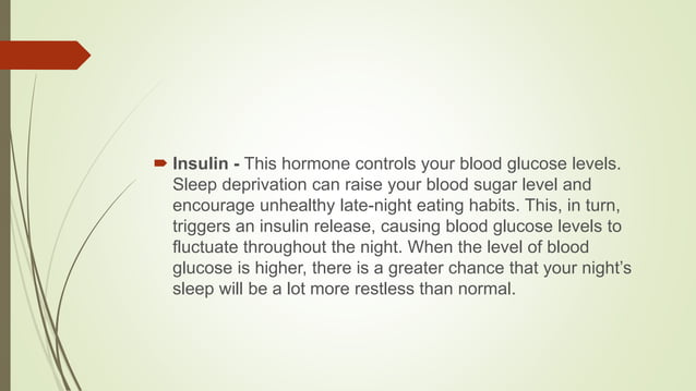 SLEEP AND WAKE CYCLE.pptx | Hormonal Disorders | Endocrine and ...
