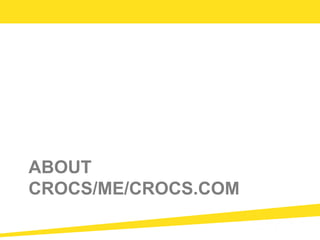 ABOUT
CROCS/ME/CROCS.COM
 