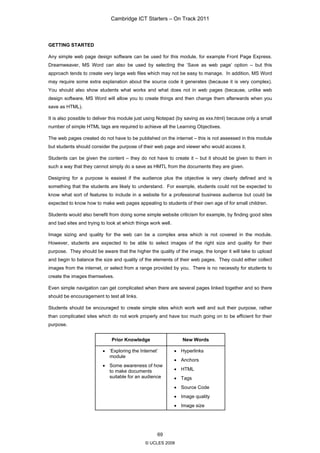 Cambridge ICT Starters | PDF