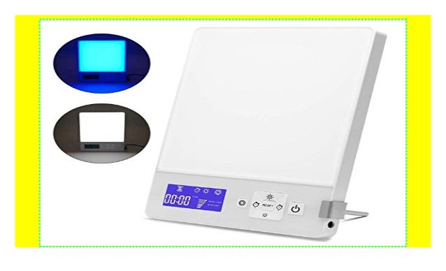 Licht Lampe 10000 Lux Test Tageslichtlampe 10000 Lux Led Tageslicht,gegen Depressionen,Lichtdus…