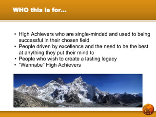 Slides for The Ultimate Life Transformation System - Arvind Devalia ...
