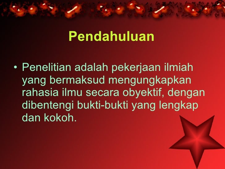 Penelitian Penelitian