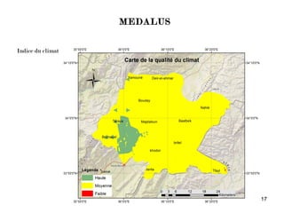 17
MEDALUS
Indice du climat
 