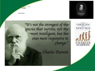 Lesson 1: 1978
Change
--Charles Darwin
 