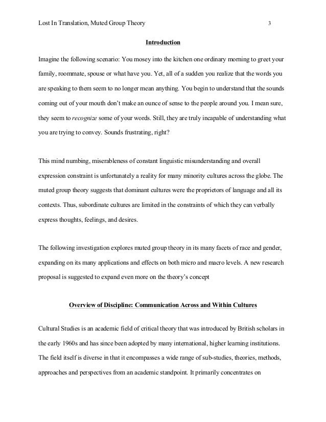 Lost In Translation Muted Group Theory