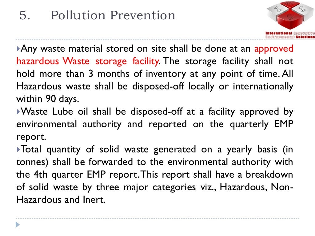 Oil & Gas industry Waste Management