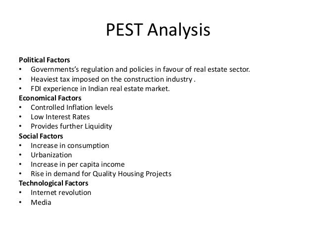 pestle analysis real estate Opening : the real estate industryurbanization is an outcome of both population growth and migration as urbanization pest model analysis political. pestle analysis real estate Opening : the real estate industryurbanization is an outcome of both population growth and migration as urbanization pest model analysis political.