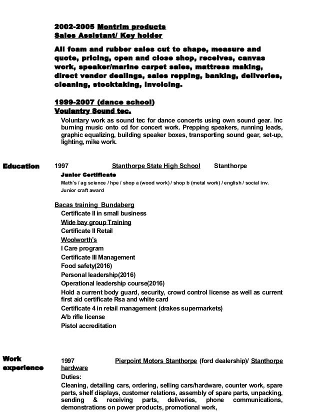 anthony Resume 2016 - Anthony Resume 2016 3 638 